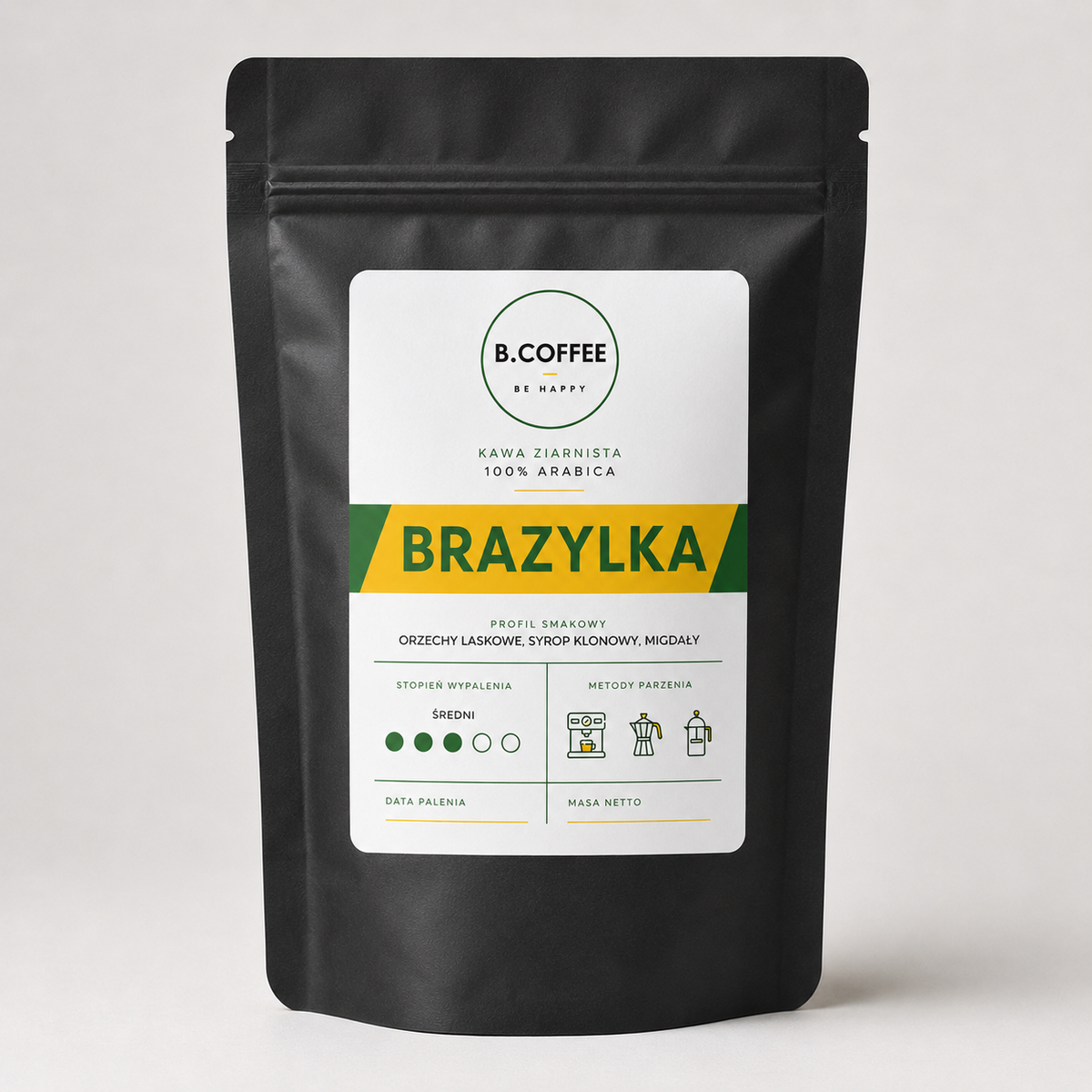 Brazylka B.Coffee – kawa ziarnista 100% Arabica